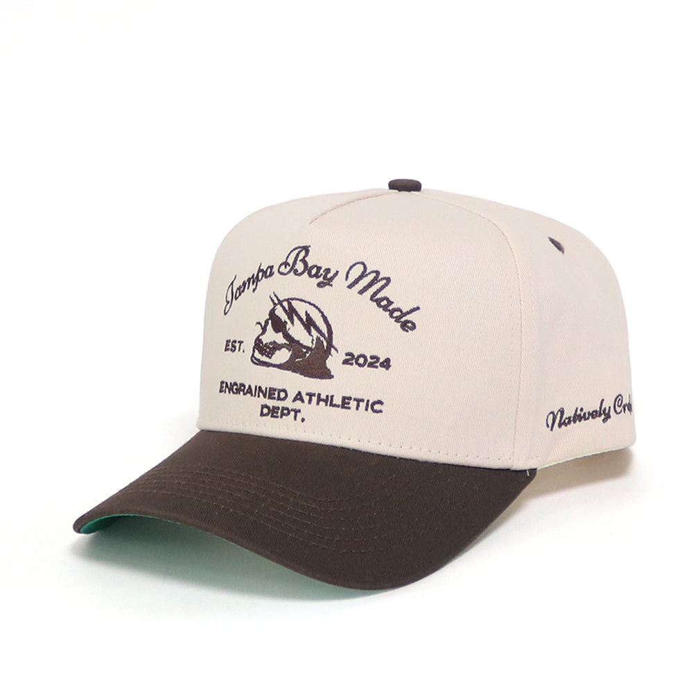 Tampa Bay Made Classic Snapback (Cream/Brown)