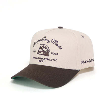 Tampa Bay Made Classic Snapback (Cream/Brown)