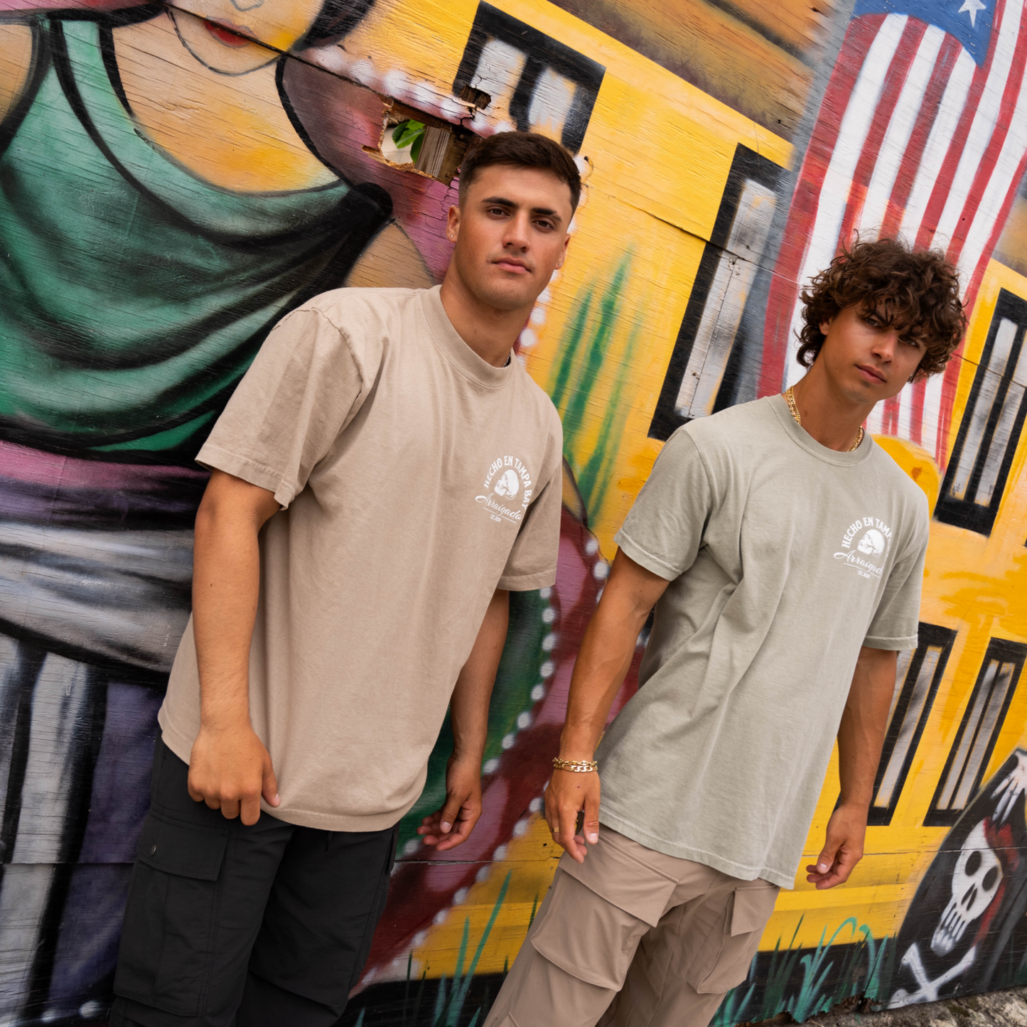 “Hecho En TB” Tee (Peanut/Khaki)