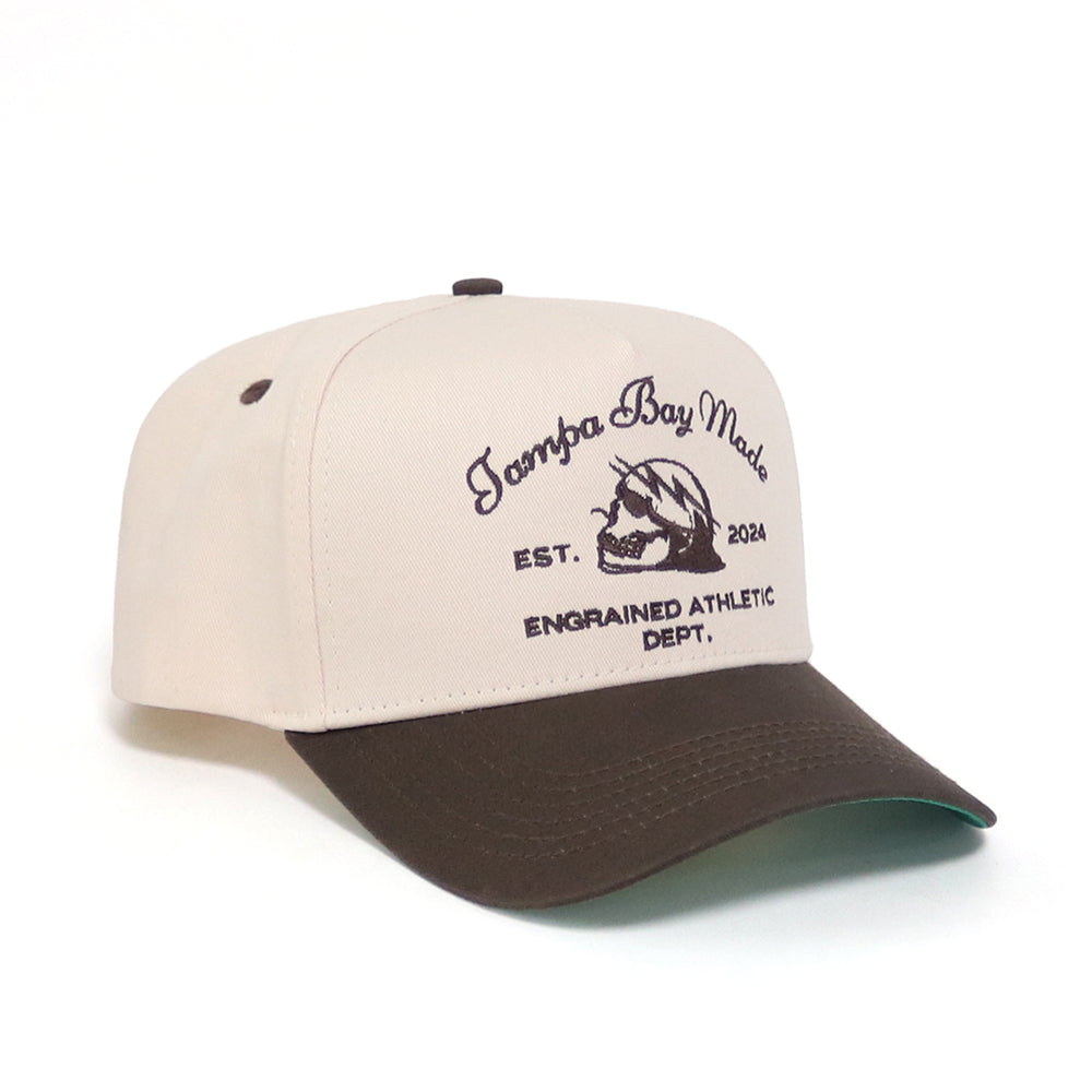 Tampa Bay Made Classic Snapback (Cream/Brown)