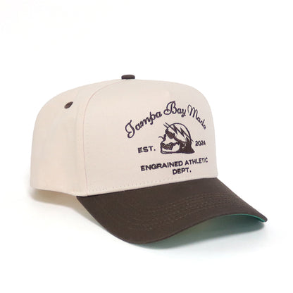 Tampa Bay Made Classic Snapback (Cream/Brown)