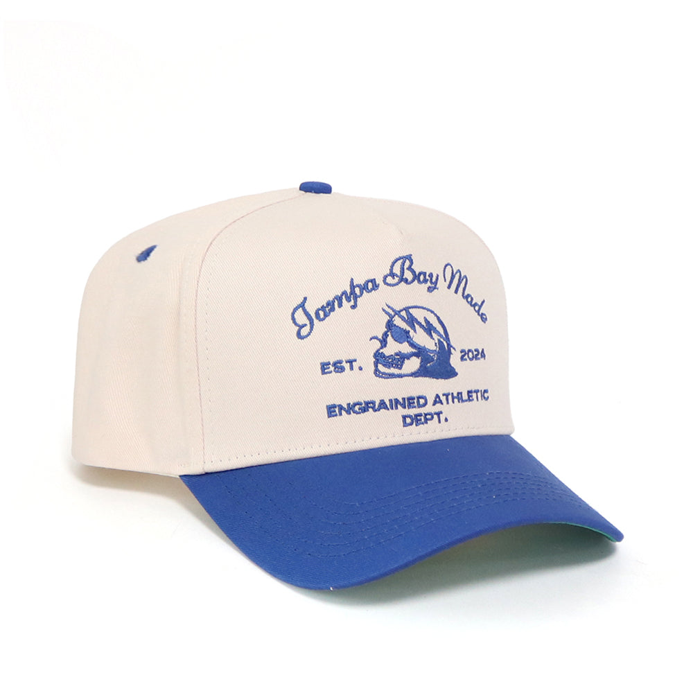 Tampa Bay Made Classic Snapback (Cream/Royal)