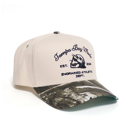 Tampa Bay Made Classic Snapback (Cream/Tree Camo)