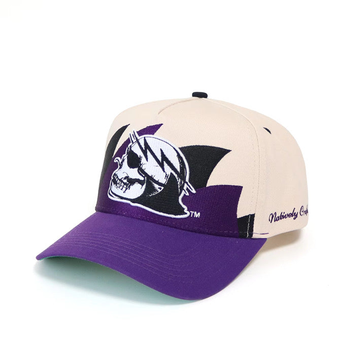 Vintage Wave BIG3 Logo (Cream/Purple/Black)