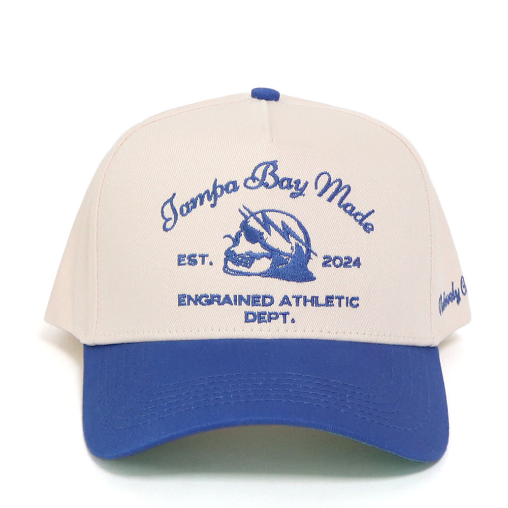 Tampa Bay Made Classic Snapback (Cream/Royal)