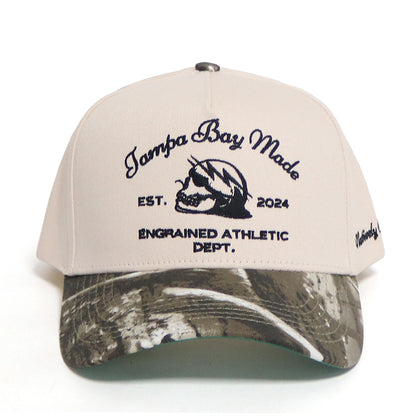 Tampa Bay Made Classic Snapback (Cream/Tree Camo)