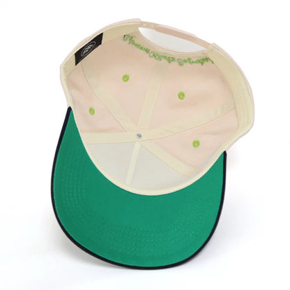 SoFlo Made Classic SnapBack (Cream/Black/Slime)