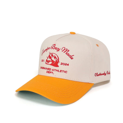 Tampa Bay Made Classic Snapback (Cream/Creamsicle/Red)