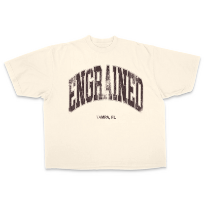Engrained Origins Tee (Cream/Brown)