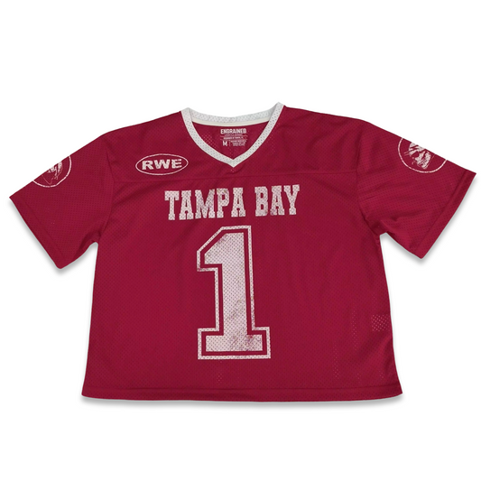 Tampa Bay Made Vintage Cropped Jersey (Red)