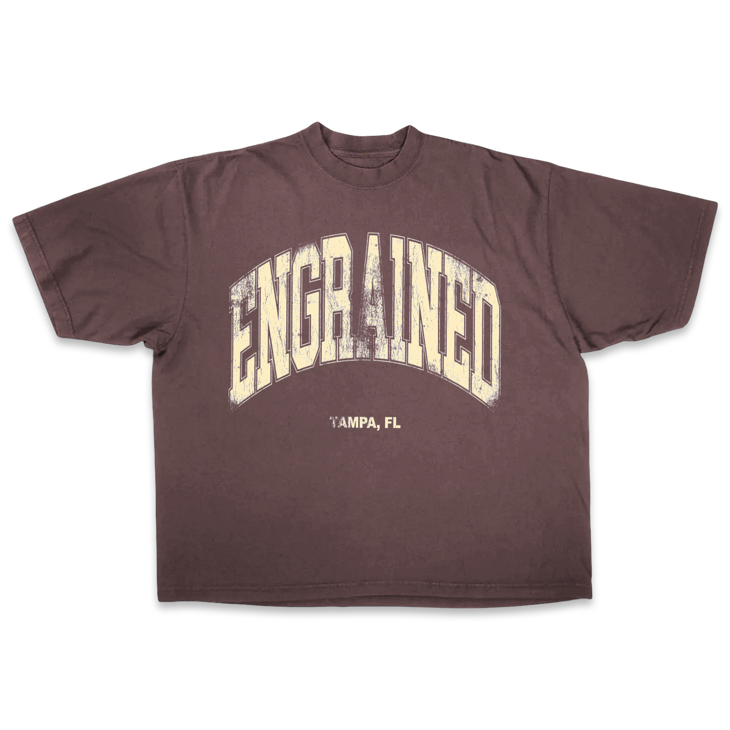 Engrained Origins Tee (Brown/Cream)