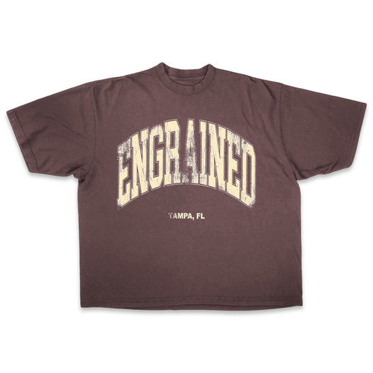 Engrained Origins Tee (Brown/Cream)