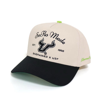 SoFlo Made Classic SnapBack (Cream/Black/Slime)
