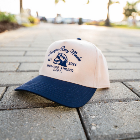 TBM Classic Snapback (Cream/Navy)