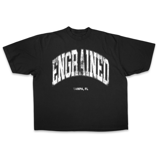 Engrained Origins Tee (Black/White)