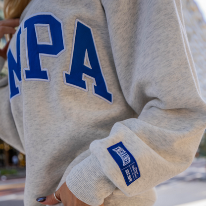 Tampa Bay Varsity Mockneck (Heather Gray/Royal/ White)