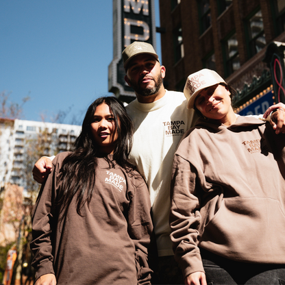 TBM Staple Tee L/S (Brown/Cream)