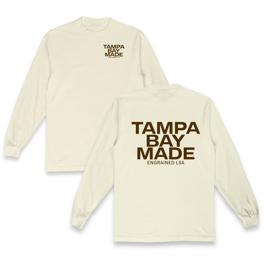 TBM Staple Tee L/S (Cream/Brown)