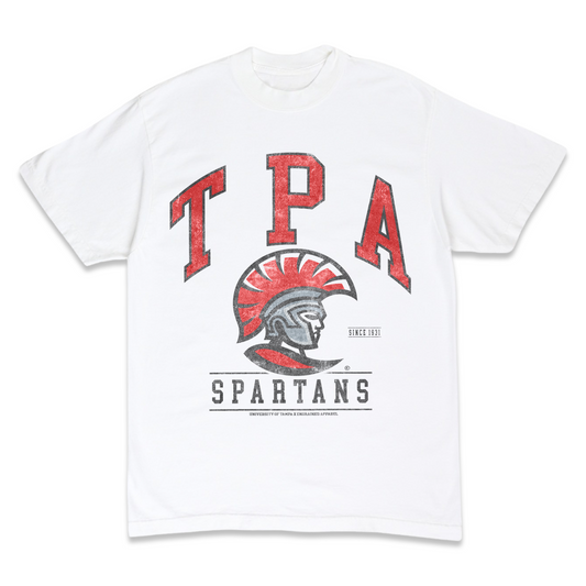 TPA SPARTANS Oversized Tee (White)