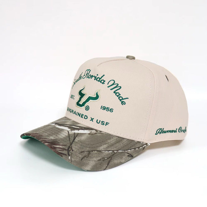 South Florida Made Classic SnapBack (Cream/Camo)