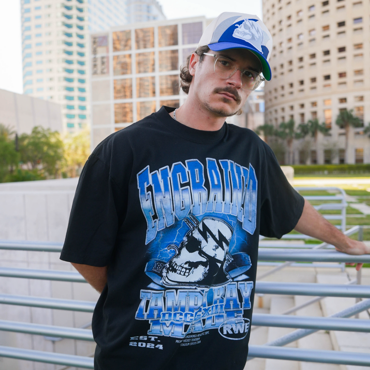 Limited Edition Hockey Div. Stadium Series Graphic Tee (Black)