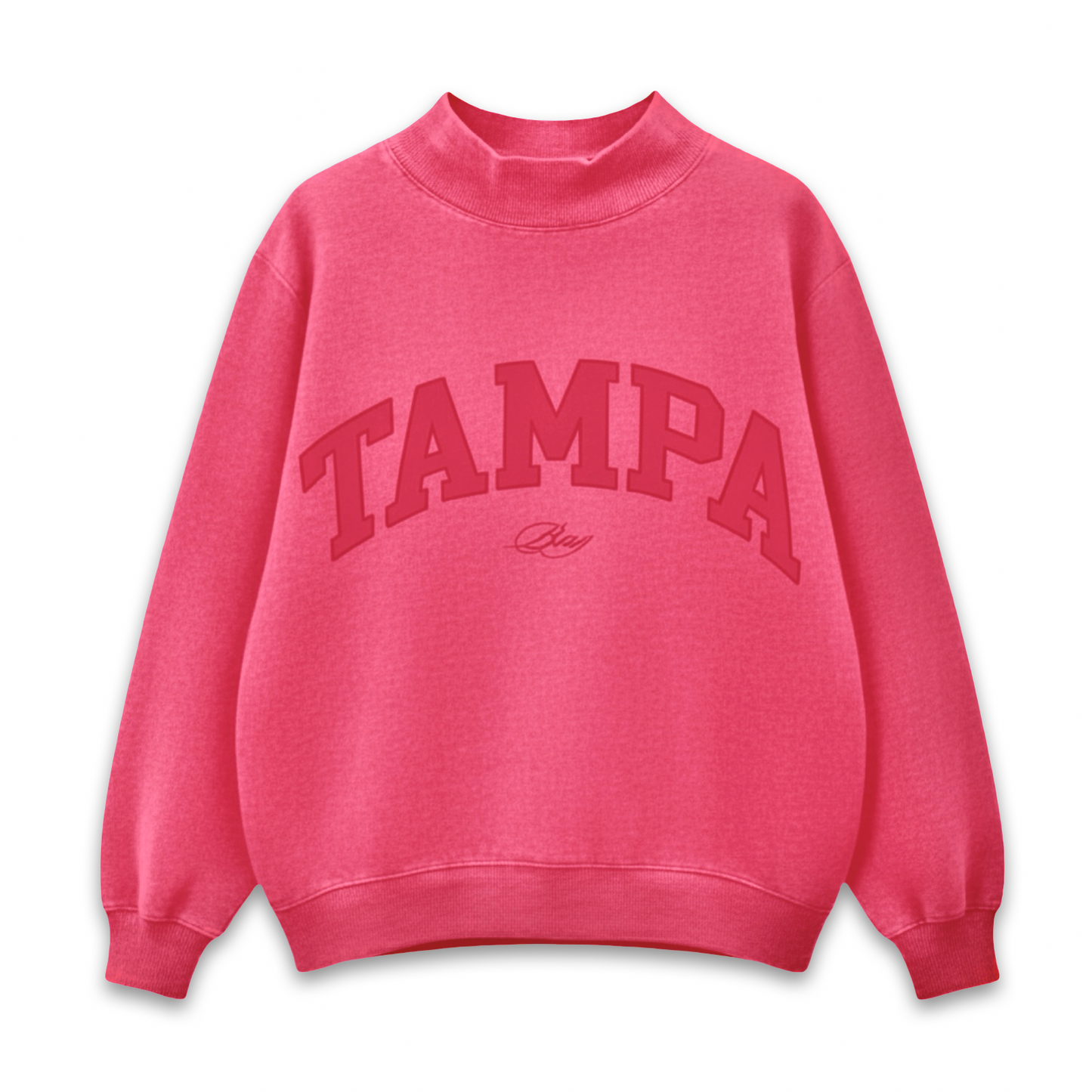 Tampa Bay Varsity Mockneck (Vintage Red)