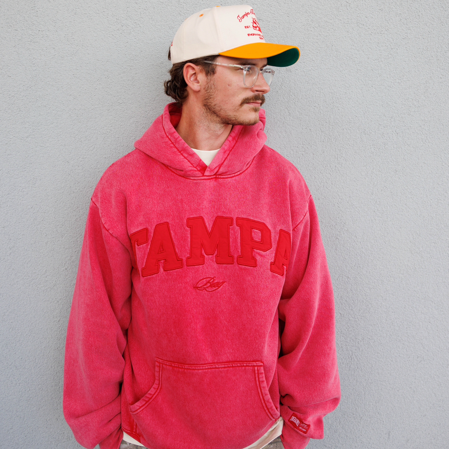 Tampa Bay Varsity Hoodie (Vintage Red)