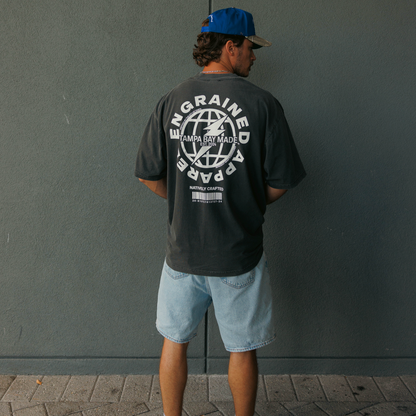Natively Crafted Oversized Tee (Stone)