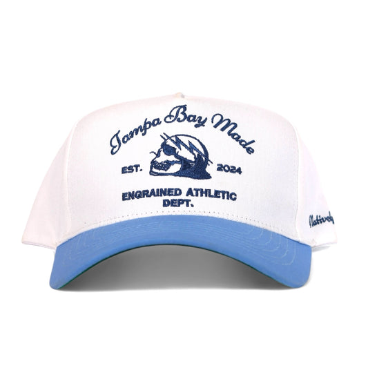 Tampa Bay Made Classic Snapback (White/Baby Blue/Navy)