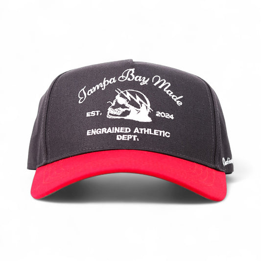 Tampa Bay Made Classic Snapback (Vintage Black/Red/White)