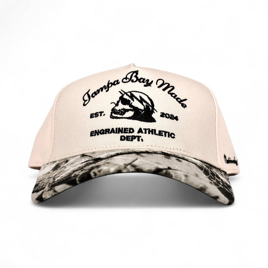 Tampa Bay Made Classic Snapback (Cream/Tree Camo)