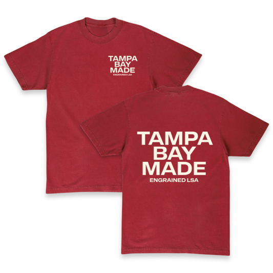 TBM Staple Tee (Washed Red/Cream)