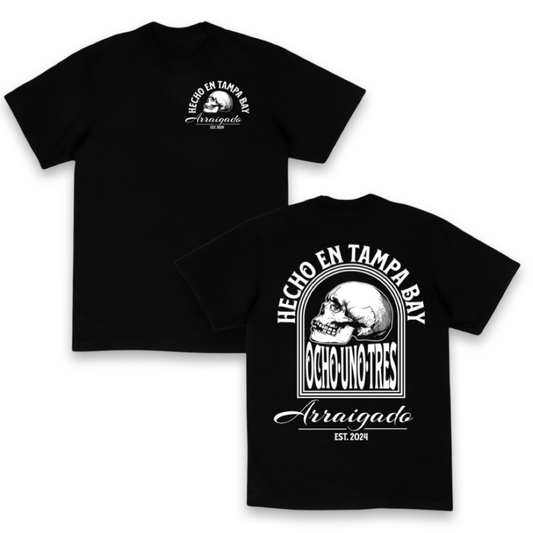 “Hecho En Tampa Bay” Tee (Black)