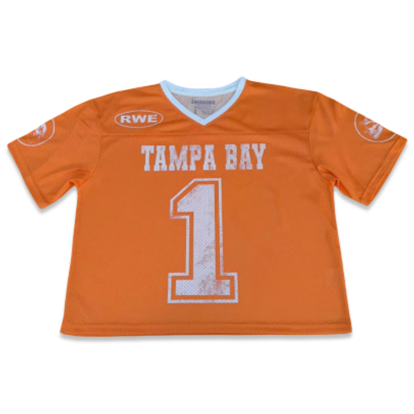 Tampa Bay Made Vintage Cropped Jersey (Creamsicle)