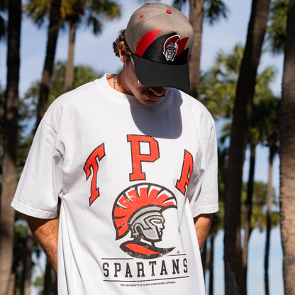 TPA SPARTANS Oversized Tee (White)