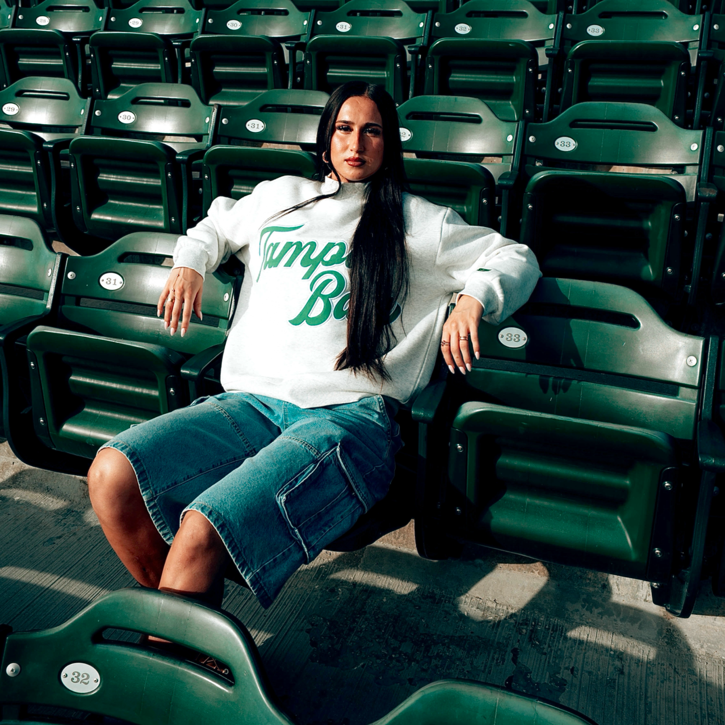 USF Tampa Bay Script Mockneck