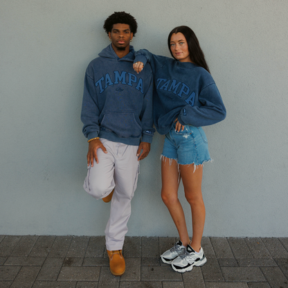 Tampa Bay Varsity Mockneck (Vintage Blue)