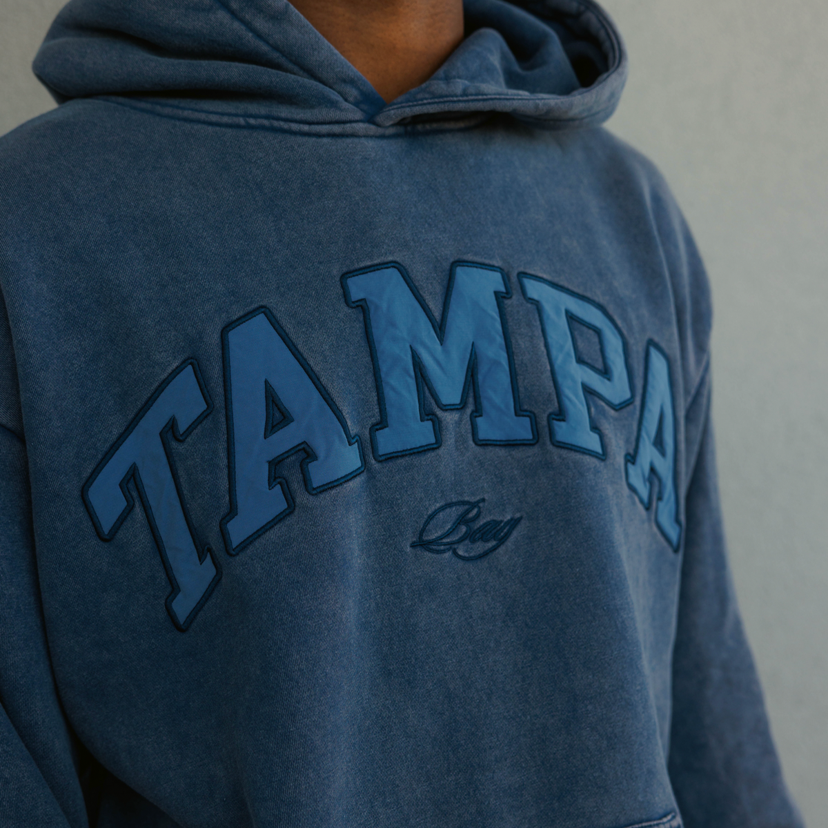Tampa Bay Varsity Hoodie (Vintage Blue)