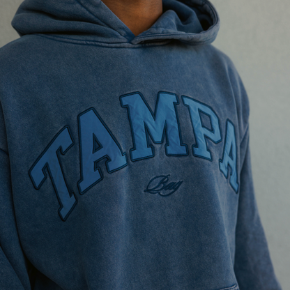 Tampa Bay Varsity Hoodie (Vintage Blue)