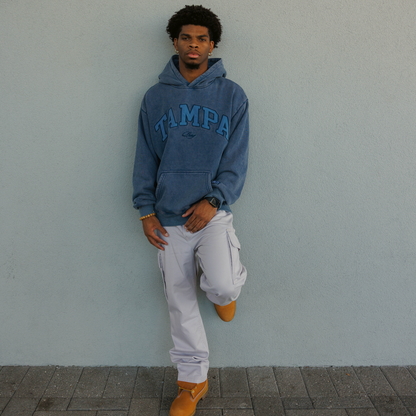 Tampa Bay Varsity Hoodie (Vintage Blue)