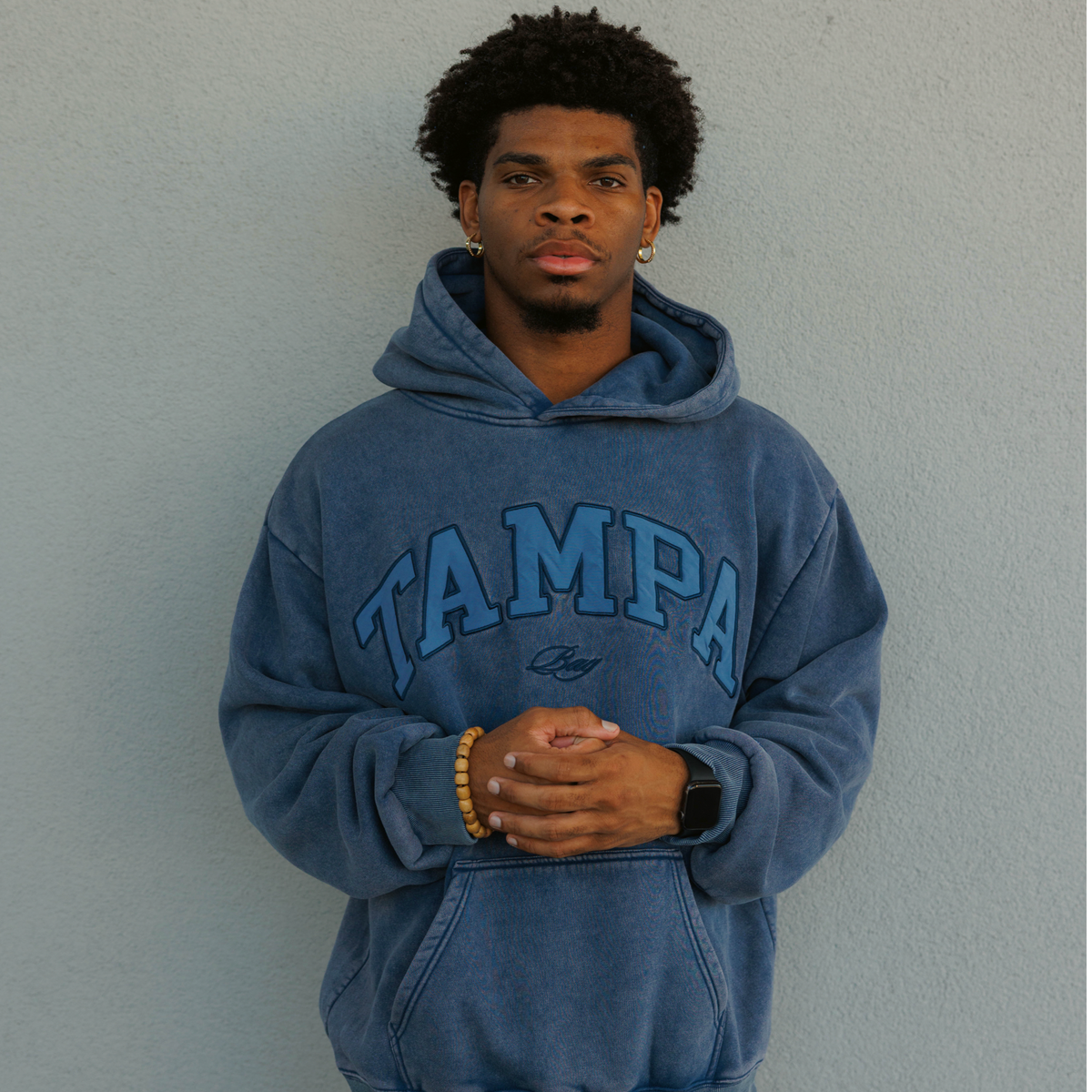 Tampa Bay Varsity Hoodie (Vintage Blue)