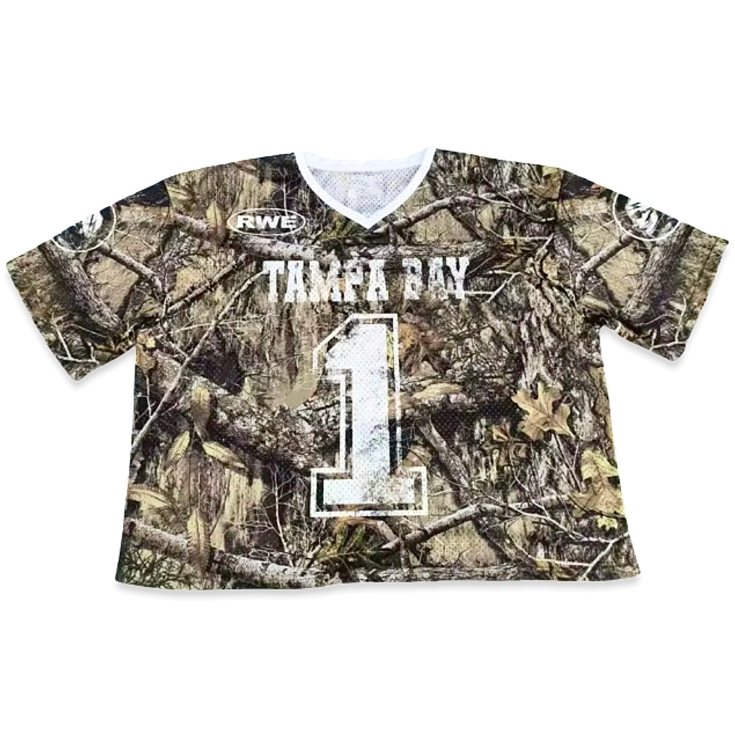 Tampa Bay Made Vintage Cropped Jersey (Camo)
