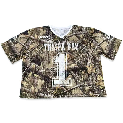 Tampa Bay Made Vintage Cropped Jersey (Camo)