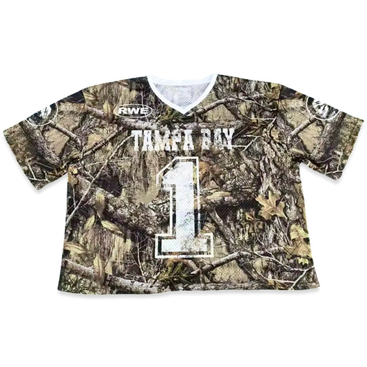 Tampa Bay Made Vintage Cropped Jersey (Camo)