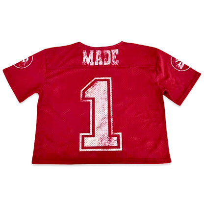 Tampa Bay Made Vintage Cropped Jersey (Red)