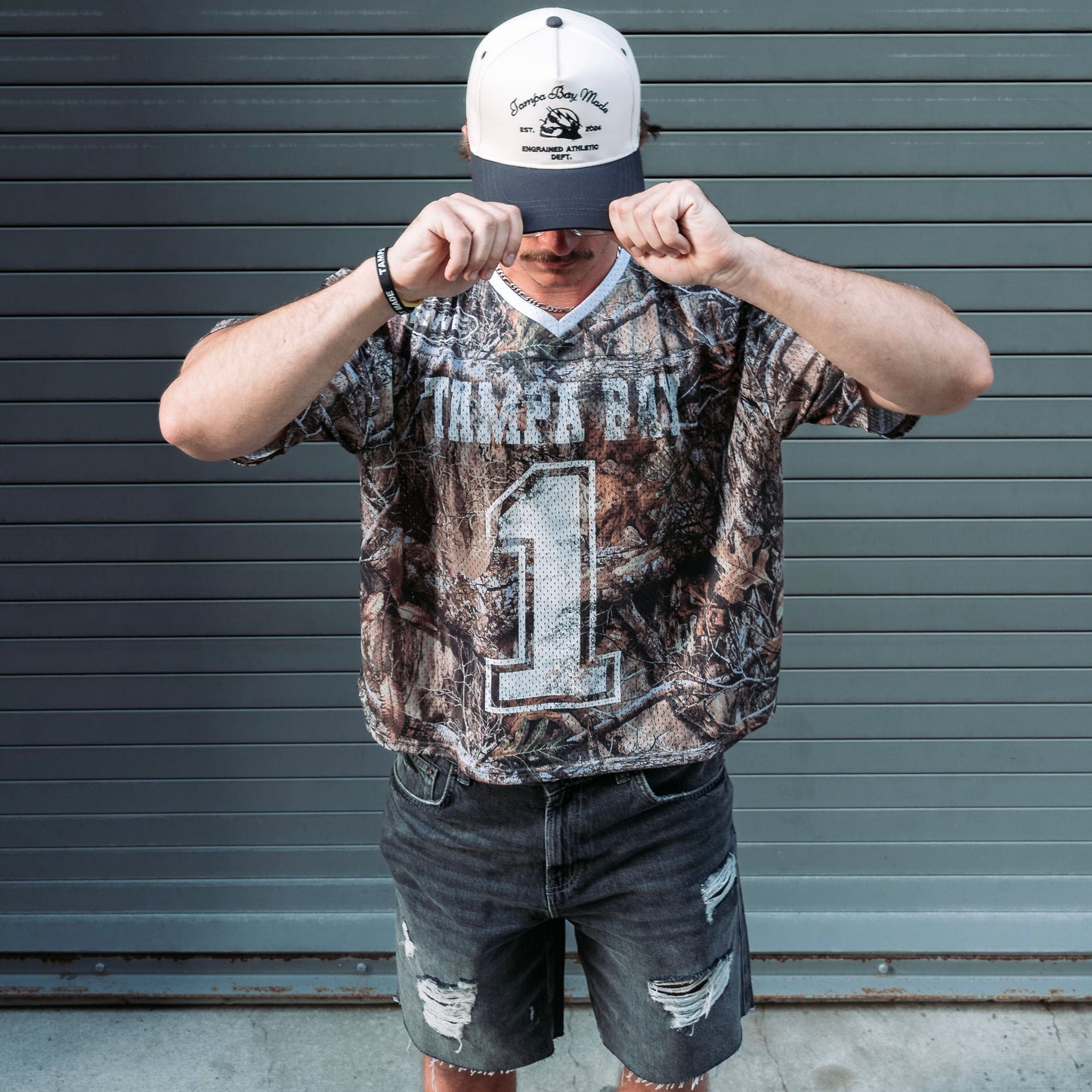 Tampa Bay Made Vintage Cropped Jersey (Camo)