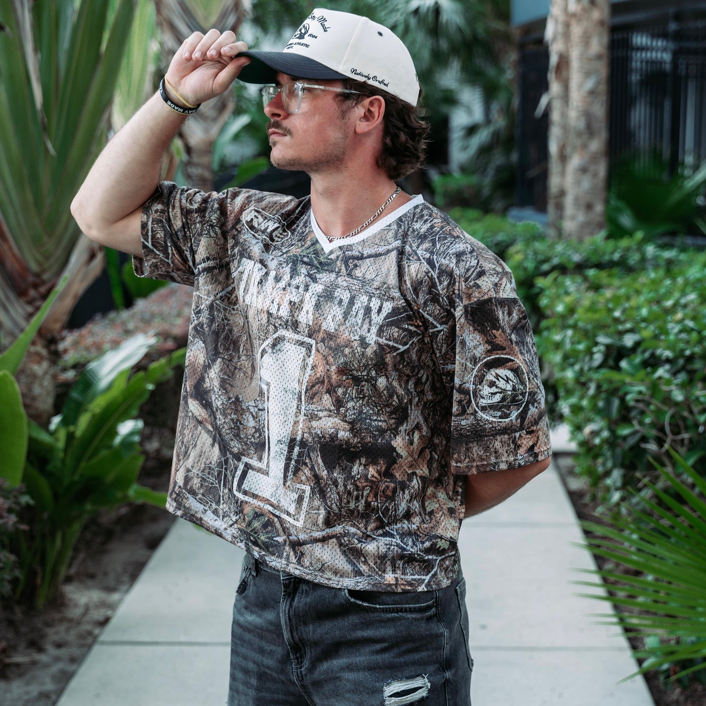 Tampa Bay Made Vintage Cropped Jersey (Camo)